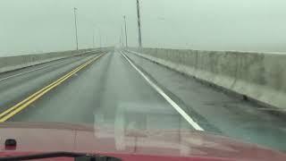 105 km winds crossing confederation bridge