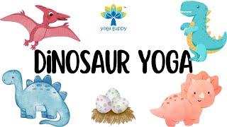 Yoga Poses for Strength & Balance | Dinosaur Yoga l Easy Animal Poses for Kids | Yoga Guppy