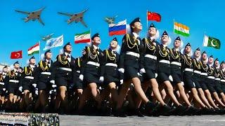 رژه سربازان زن در کشور های مختلف و افغانستان ایران Parade of female soldiers in different countries