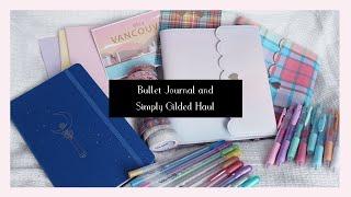 Bullet Journal and Simply Gilded Haul | Moleskine Sailor Moon, Sakura Gelly Roll, Zebra Sarasa pens