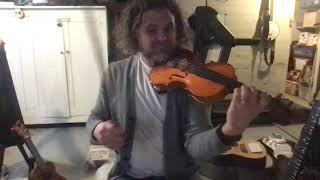 C blues scale - two notes for violin