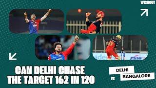 Can Delhi Chase The Target 162 in 120 Balls | IPL 2025 #wishout #cricket #ipl2025