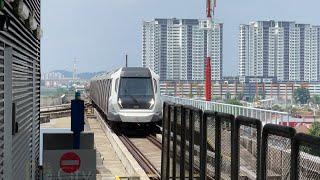 Turnback and Restart service at Kajang [ MRT Kajang ] Siemens Inspiro Tr 57