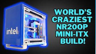 INSANE NR200P ITX watercooled gaming rig (4090, 14900K, 12TB)