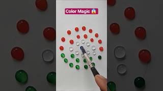 Color Magic and Color Mixing/There is no art like our Tiranga #viralvideo #trending #colourmix