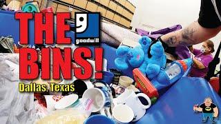 Thrifting the Goodwill Bins Outlet in Dallas Texas - Hunting for Toys and Plush to sell on ebay