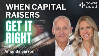 The right way to raise capital – Lessons from Amanda Larson of AMA X Equity