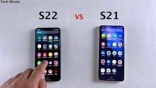 SAMSUNG S22 vs S21 - SPEED TEST