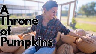 It's not waste (A throne of pumpkins) | VLOG