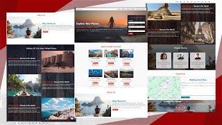 Complete Responsive | Tourism | Website Design Tutorial Using / HTML CSS JAVASCRIPT /