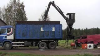 Some old cars goes in to the scrap yard