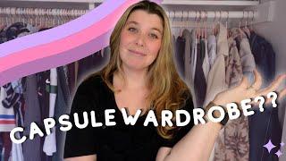 Decluttering My Closet Down to a Capsule Wardrobe!!