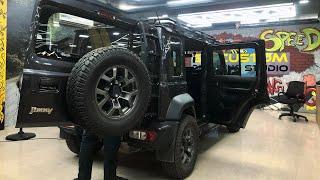 Suzuki Jimny utility/cosmetic upgrades in GS Customs Guwahati