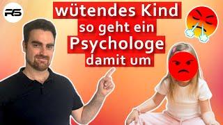 So reagiere ich als Psychologe, wenn mein Kind wütend wird! (+ mein Sohn berichtet)