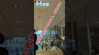 这个核心购物中心这么大，会迷路吗？ This core shopping mall is so big, will it get lost? 卡尔加里(Calgary）