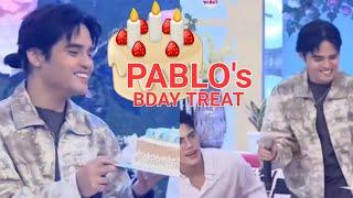 SB19 PABLO's BDAY TREAT ON NATIONAL TV