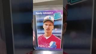 Randy Johnson Montreal Expos 1989 Donruss Rated Rookie Baseball Card