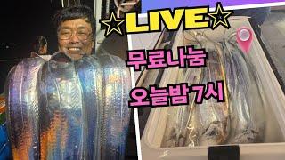 LIVE차귀도 3탄 무료나눔 #제주갈치TV
