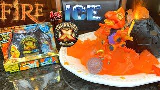 *NEW* Treasure X "FIRE vs ICE" Erupt Volcano And Carve To Discover Gold Treasure!