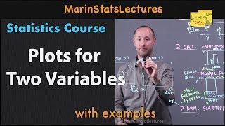 Plots for Two Variables | Statistics Tutorial | MarinStatsLectures