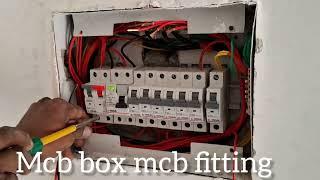 new mcb box  mcb fitting #youtube #electrician ##home #work #instagram