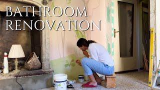 Our DREAM BATHROOM renovation/ painting murals