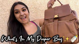 WHAT'S IN MY BABY’S DIAPER BAG 2022 REVIEW FOR MOMINSIDE DIAPER BACKPACK  GIVEAWAY TIME