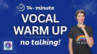 Sing Along Vocal Warm Up with No Talking | Guided Vocal Warmup