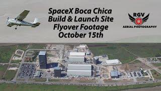 SpaceX Boca Chica Build & Launch Site Flyover Footage 10/15/2020