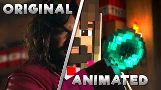 Shots I Animated for the Minecraft Movie Trailer