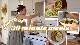 A Week of EASY 30 MINUTE MEALS (that your kids will love!!!)