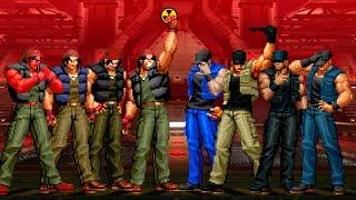 [KOF MUGEN] Ralf Jones Team vs Clark Steel Team