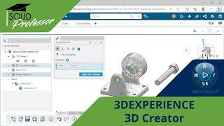 3DEXPERIENCE 3D Creator – Mating the Wheel – Method 1