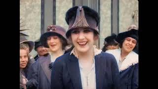 The Rink l Charlie Chaplin l Funny Silent Comedy Film (1916) - color