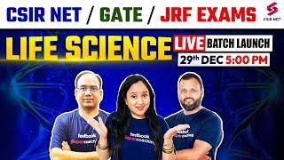 CSIR NET/JRF Live Batch Launch | JRF 2024 Preparation Live Classes on testbook #csirnet2024