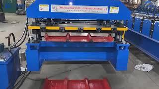 TR4 metal roof sheet roll forming machine