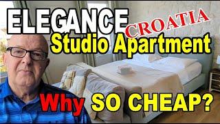 ELEGANCE Studio Apartment Was So Cheap - I Was Amazed - CROATIA