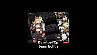 Zenless Zone Zero Burnice build and f2p team #zenlesszonezerogameplay #zzzburnice #zenlesszonezero