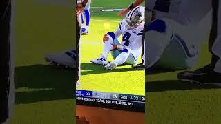 Dak Prescott breaks his leg SLOW MOTION