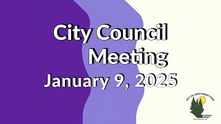 January 9, 2025 Regular Meeting