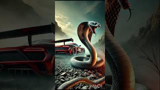 "Unbelievable Snake x Car Hybrid!  #NatureFusion #EpicCreature