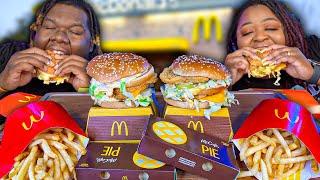 WE'RE BACK! THE CHICKEN BIG MAC IS MCNASTY AF!! | HASHTAG THE CANNONS | MUKBANG EATING SHOW