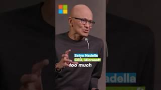 Sat down with Satya Nadella to discuss all things AI + Microsoft (full vid on my channel!) #ai