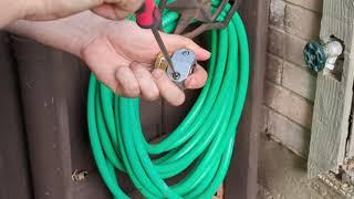 Remove a Stuck Hose from Faucet and Repair the Hose