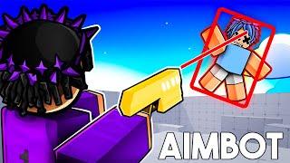 AIMBOTTING IN ROBLOX RIVALS