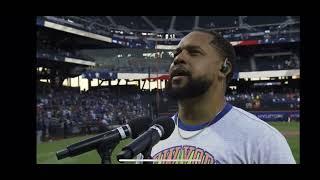 Victor Chambers Performs National Anthem for the New York Mets