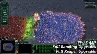 200 BANELINGS vs 500 REAPERS!! [STARCRAFT 2 BATTLES]