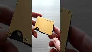 Ridge 24k Gold Minimalist Wallet!