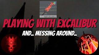 (Combatwarriors) Messing around with Hell's Excalibur "[MYTHICAL: 002]"