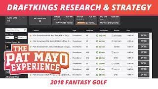 DraftKings Golf Strategy: Research Process, Lineup Building and Stats Selection